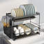 Broadoaks Metal 2 Tier Dish Rack