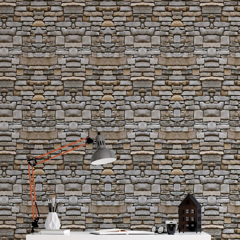 Rouleau de papier peint adhésif lisse L 126 po x l 24 po Hoyleton