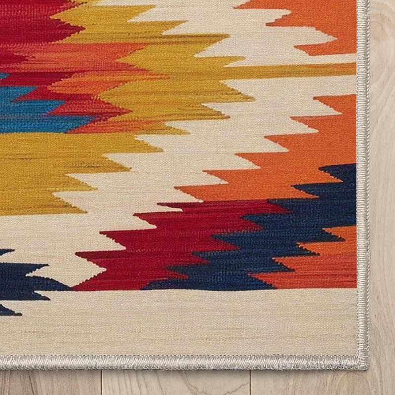 Tapis multicolore Crayola Adobe Dreams, Rectangle 5 pi x 7 pi