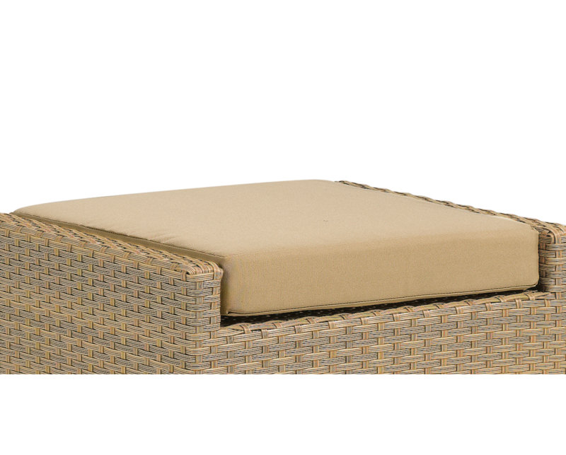 Torbay Sunbrella® Ottoman Cushion, Navy Blue