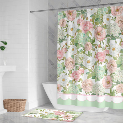  Rideau de douche Soft Hydrangea