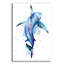 «Colorful Animals Shark» par Lindsay Kivi, art mural en verre acrylique-785893073
