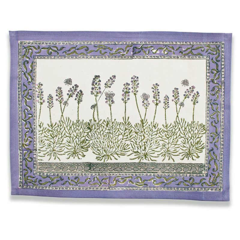 Lavender 100% Cotton Rectangle Placemats