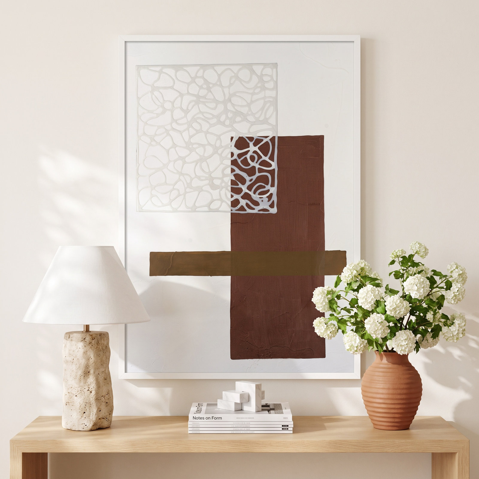 Nooks and Crannies No. 4 Print, 41" H x 28" W, White