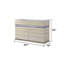 Commode 6 tiroirs Leonor