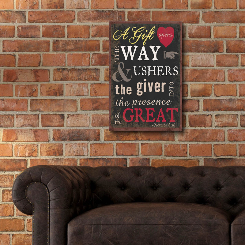  «The Gift 2» par Art Licensing Studio, art mural en verre acrylique, 16 po x 24 po, H 24 po x l 16 po