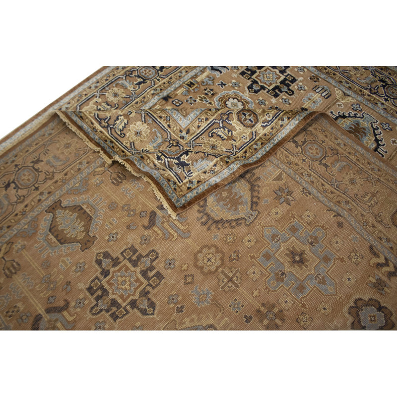 Tapis transitionnel indo-sud-ouest 8 pi x 9 pi 9 po Karajeh Rust
