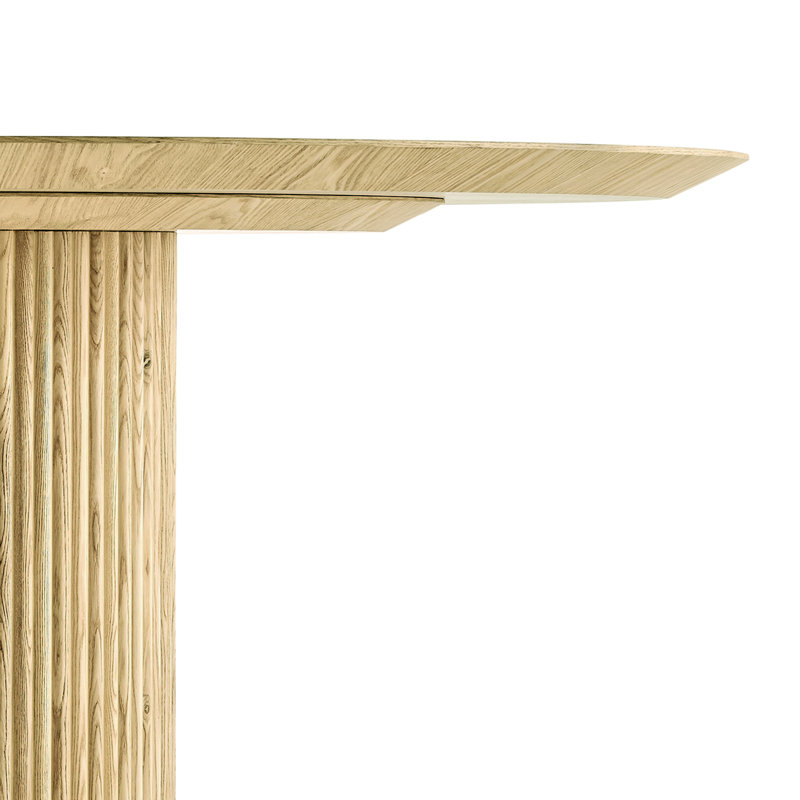 Table de salle à manger ronde Natural Ash