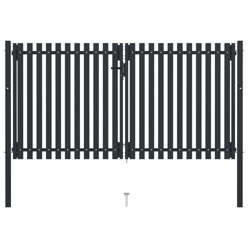 Ping Dakota Fields Anthracite Metal Gate Opener/ Closer for Gates, 220cm H x 306cm W x 15.2cm