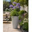 Steph Tall Round Plant Pot, Contemporary Concrete Effect Tall Planter, Round Indoor and Outdoor Vase Planter with Drainage Hole-1277198991-1277198978