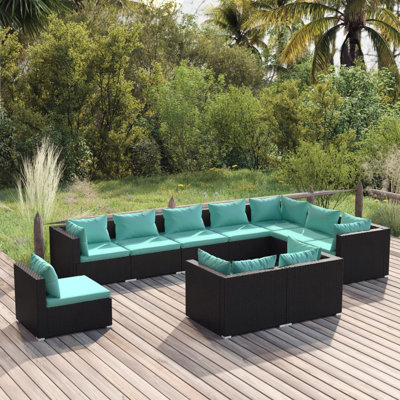 10 Piece Lounge Sofa Seating Group