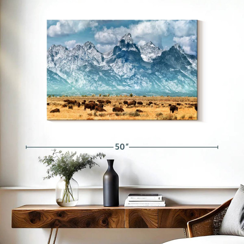 Bison de Yellowstone, H 26 po x l 39 po