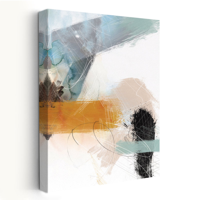 Abstract Blush No. 2 - Abstracts Art contemporain, H 24 po x l 16 po