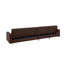 Finnegan 5 Seater Faux Leather Sofa Bed-1382433064-1382433066
