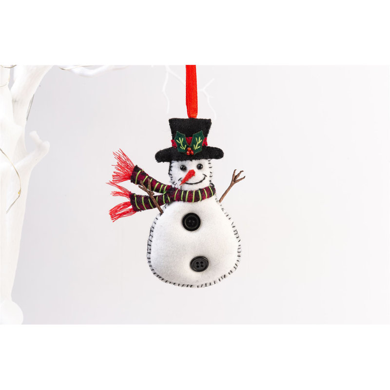 12cm Handmade Fabric People Hanging Figurine Ornament