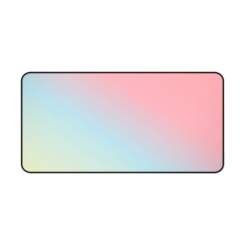 Polyester Desk Pad, 14.4x12.1