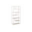Lakitha 188 cm H x 85 cm W Steel Geometric Bookcase