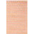 Arria Cape Cod Hand Woven Jute/Cotton Polka Dots Rug in Orange/Natural-19270001