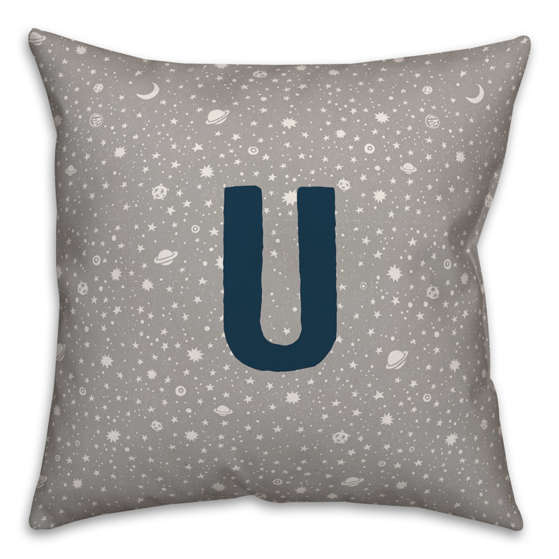 Housse de coussin carré et insert, U