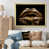 Gold Single Picture Framed