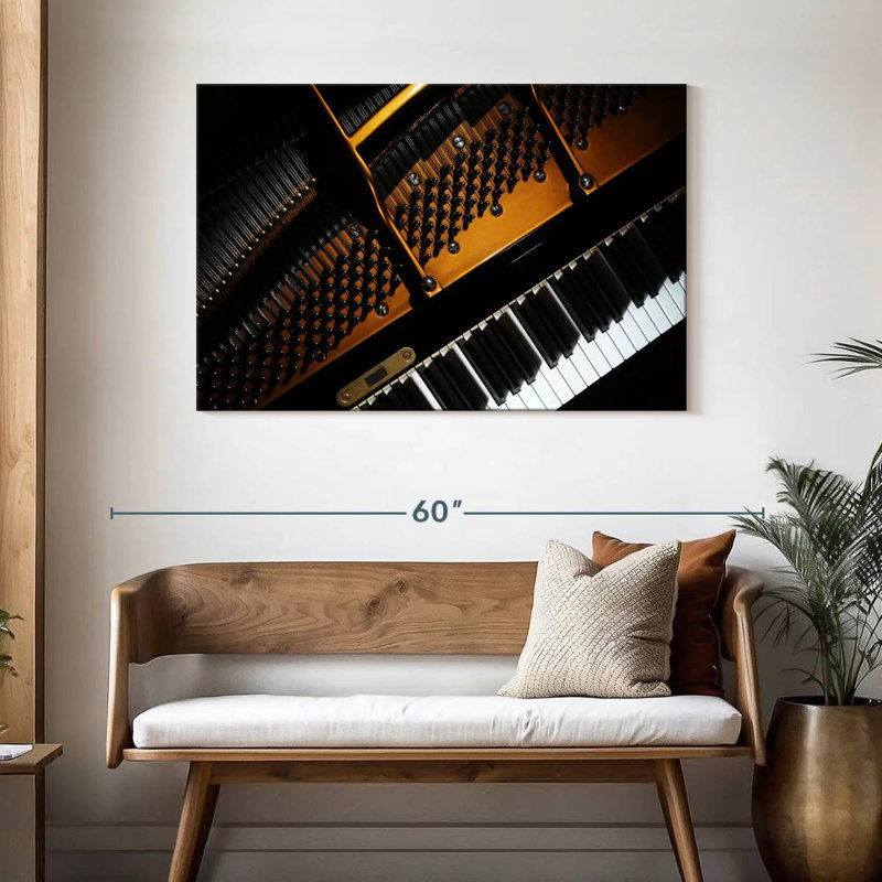 Abarca à l'intérieur du piano, H 30 po x l 45 po