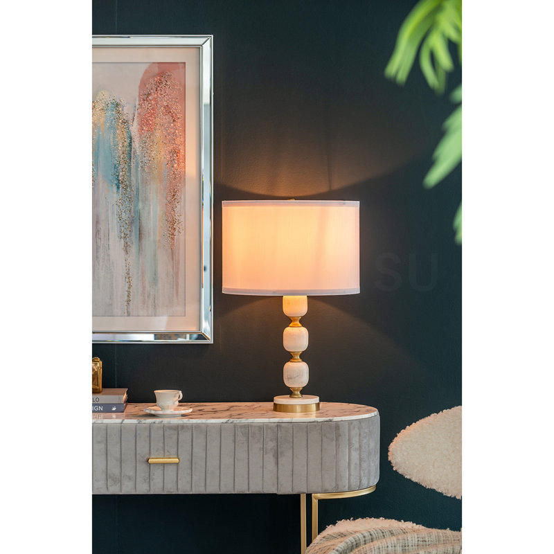 D15x26.5" Table Lamp (Lamp Shade Assembly Required)