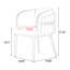 Chaise d'appoint à dossier solide beige et gris (ensemble de 2)-446314695