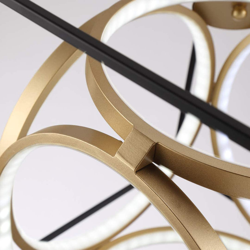 Olmo 6 - Light LED Geometric Chandelier