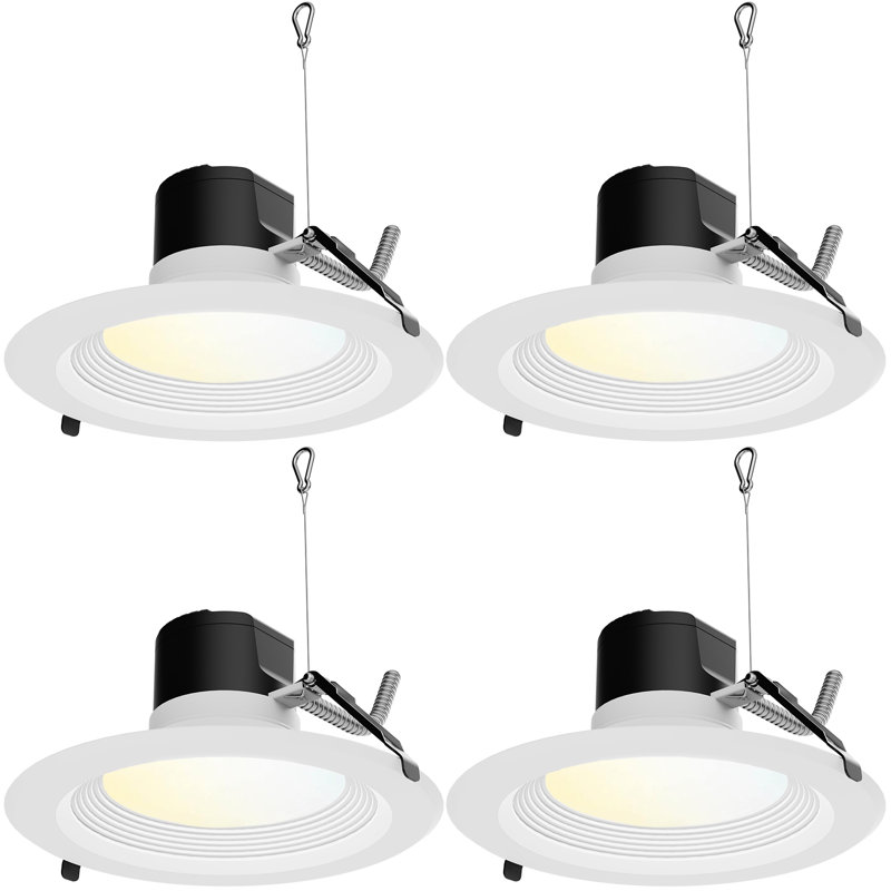 Plafonnier encastré 8 pouces à DEL 36W / 27W / 18W 5CCT 120-347V