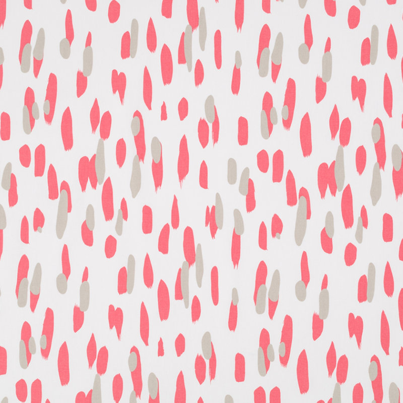 Tissu 100% coton Madcap Mill Reef, Rhubarbe