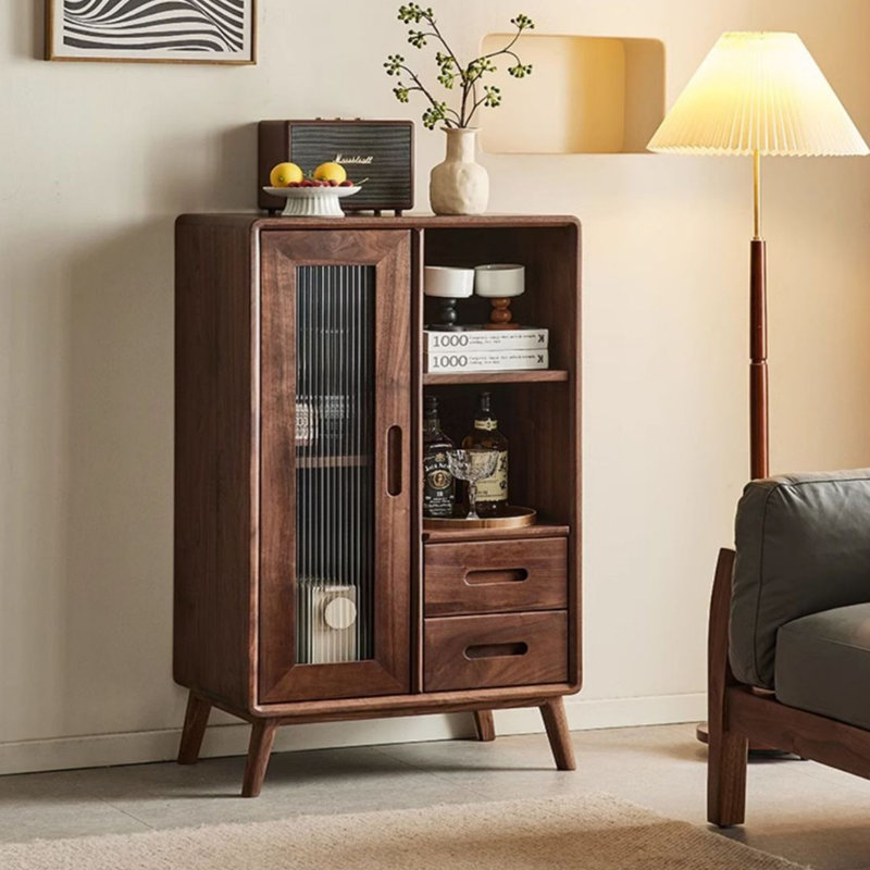 Armoire à thé moderne et minimaliste, H 43,31 po x l 31,5 po x P 15,75 po