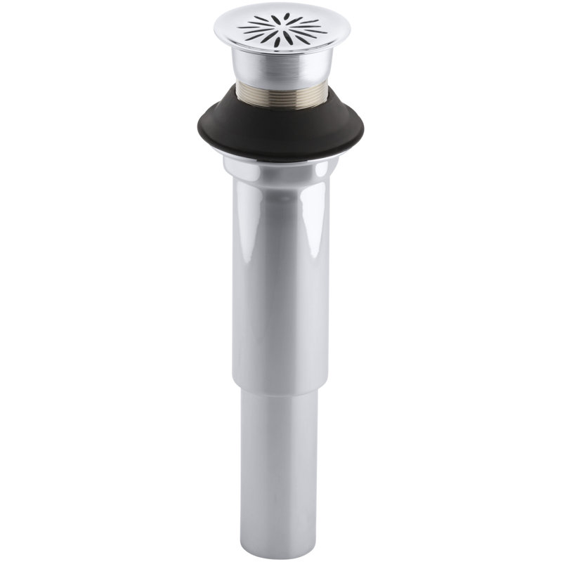 Drain décoratif 1,25 "sans trop-plein, Chrome poli