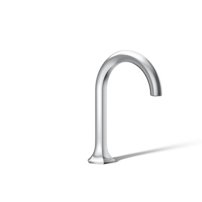 Occasion Sink with Cane Design Single Hole Bathroom Faucet with Drain Assembly