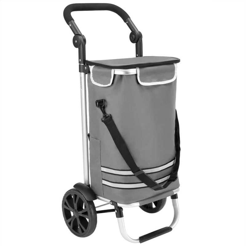 Anotidashe 50kg Hand Truck Trolley, Grey/Brown/Blue