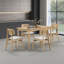 Ensemble repas 5 pièces Solace avec chaises courbées-22406866-20084591