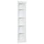 Tablette d'angle de 83,4 po de hauteur