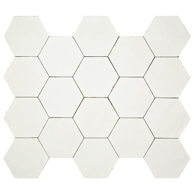 Carreau de porcelaine géométrique hexagonal 6 po x 6 po