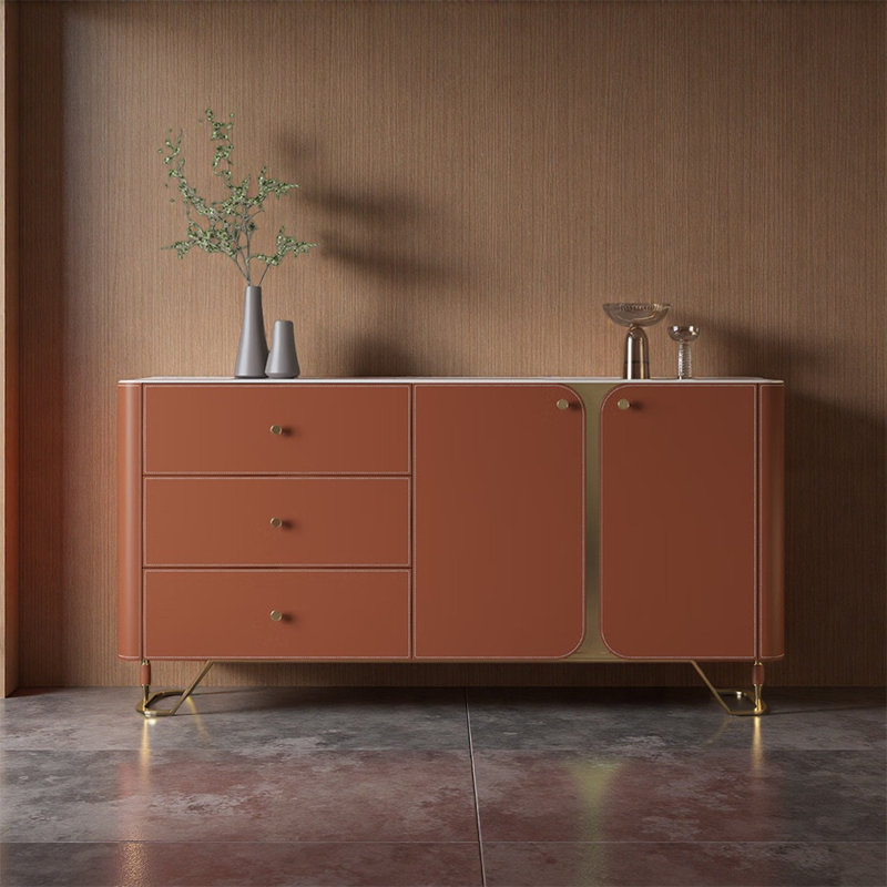 Italian style light luxury home shoe cabinet