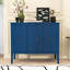 Console rustique en bois avec armoire de rangement polyvalente-57062073