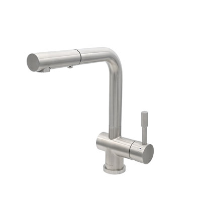 Nassau Pull out Single Handle Kitchen Faucet with Accessories -  Lulani, KA-240-31BS