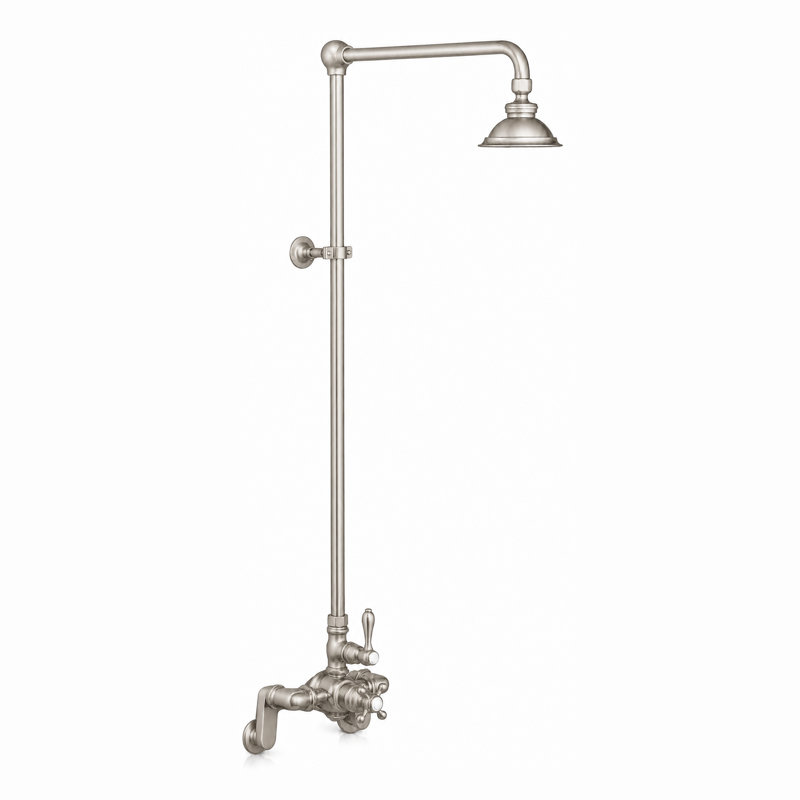 Exposed Thermostatic Shower System (P1130), Matte Nickel