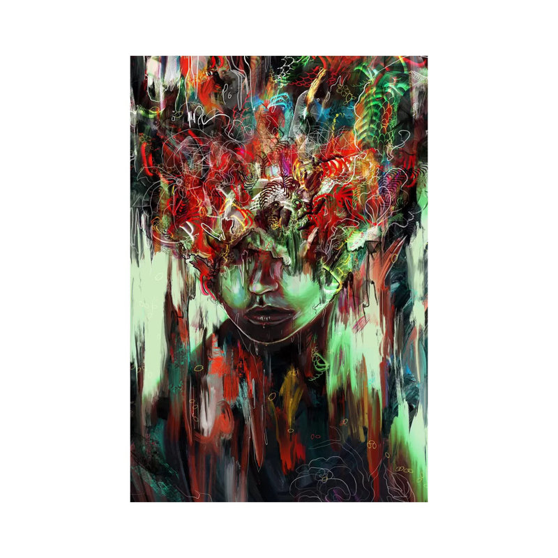 Chaotic Mind 1 Piece Wrapped Canvas Wall Art, 66.04cm H x 45.72cm W x 1.91cm D