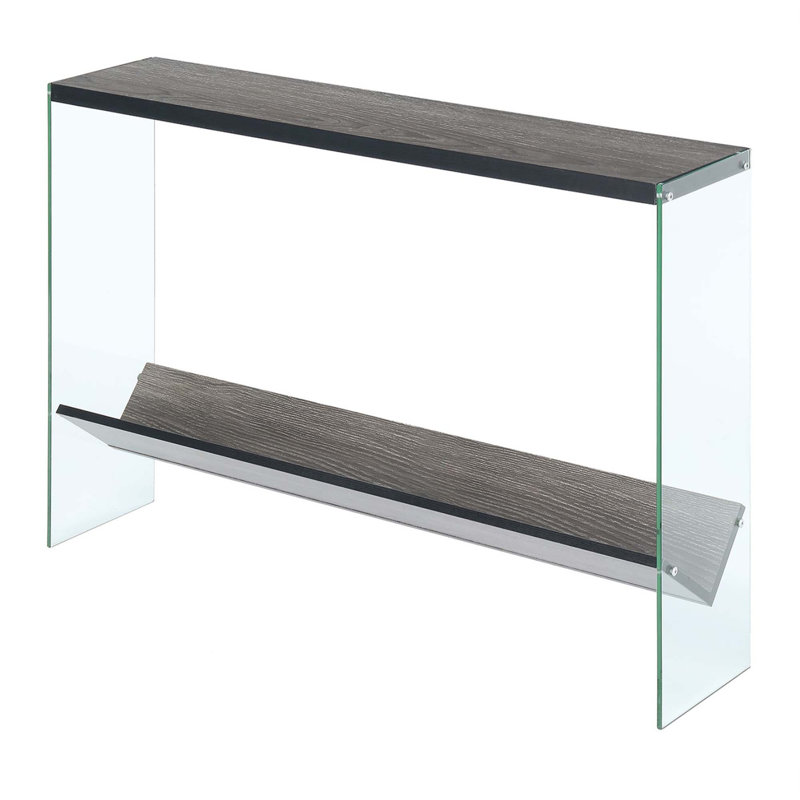 Console de 42 po Allegonda, Gris patiné