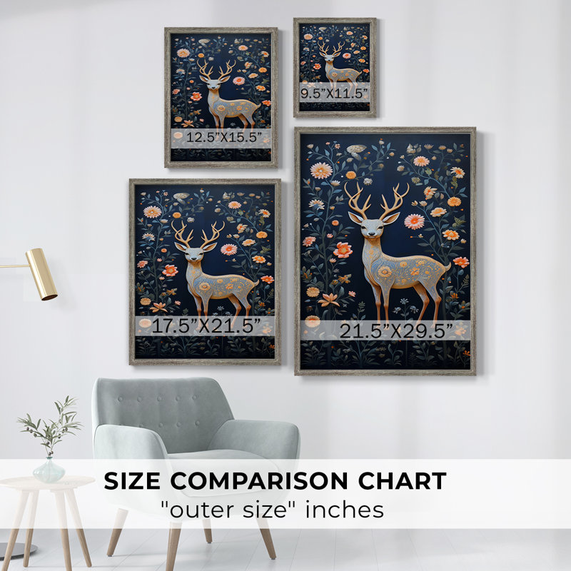 ANIMALS Series CDL XXVI, reproduction encadrée - bois massif, H 15 po x l 12 po