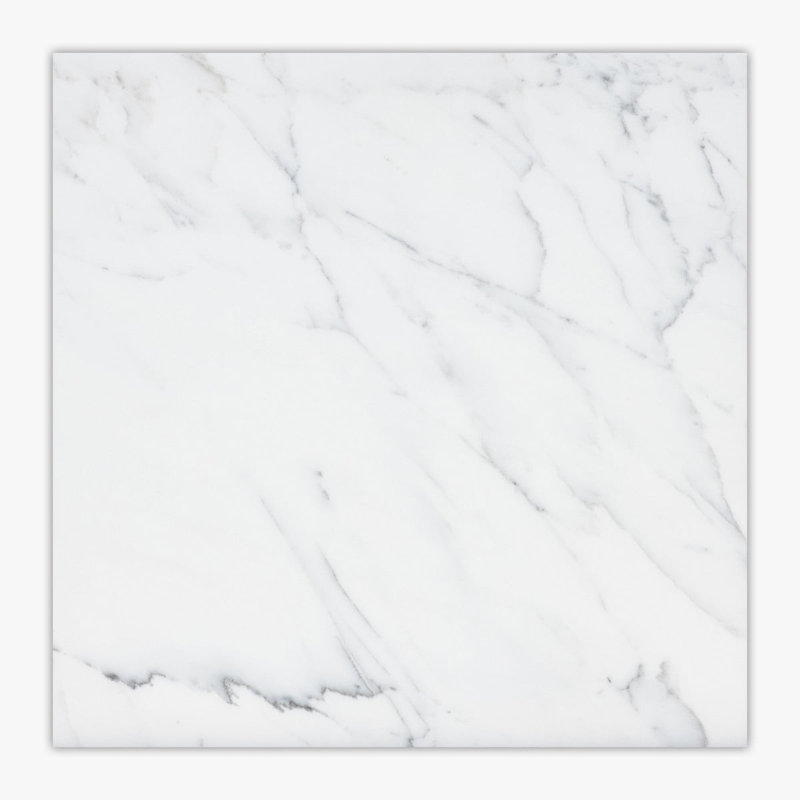 Statuary Honed 24" x 24" Marble Wall & Floor Tile