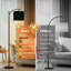 Lampe sur pied à arc avec abat-jour ajustable Lampe sur pied futuriste néon vert éléments