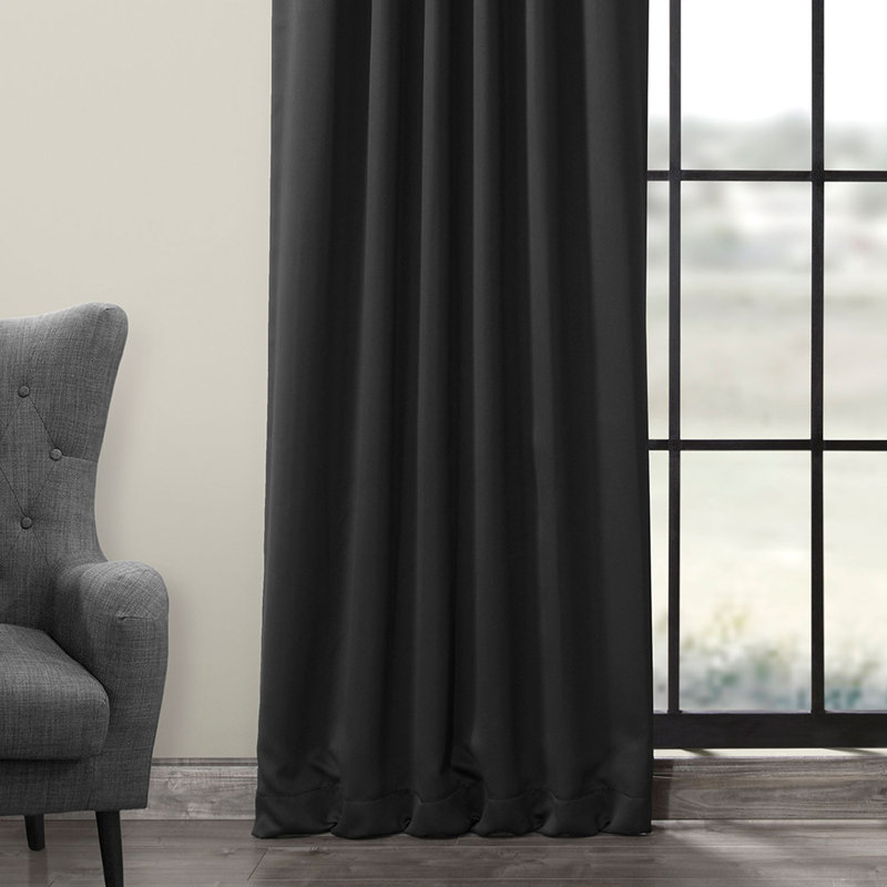 Rideaux obscurcissant Aldreda, Gris neutre, L 100 po x L 108 po