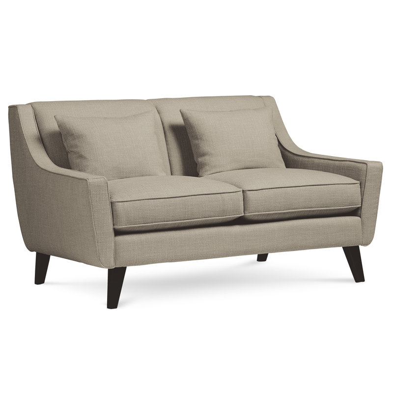 Gros Upholstered 61'' Loveseat, Vibe Haze Chenille