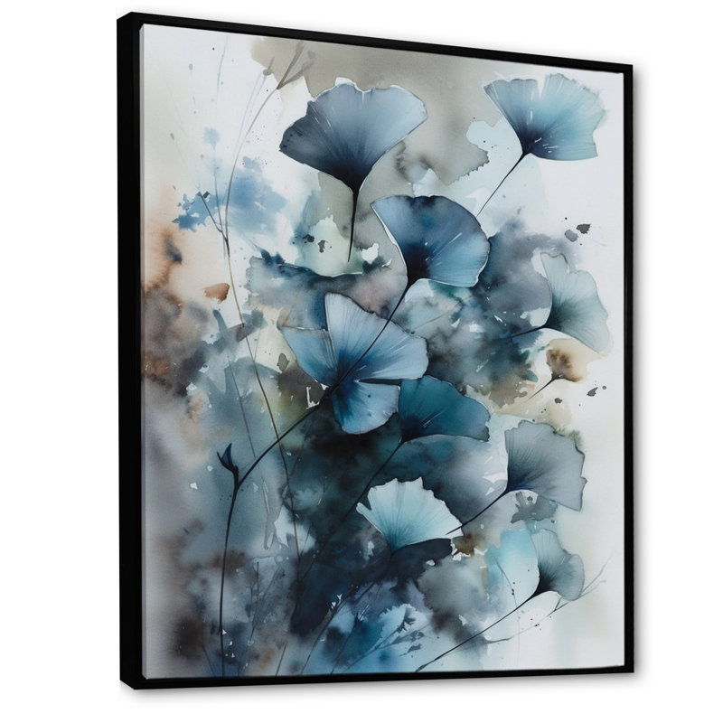 Traduction libre sur toile de Roddam, H 32 po x l 24 po x P 1 po, Cadre flottant noir