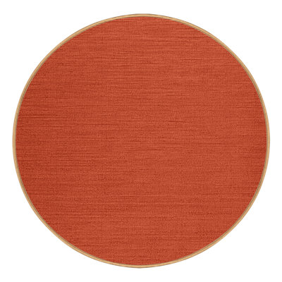 Tapis rouge uni lavable à la machine